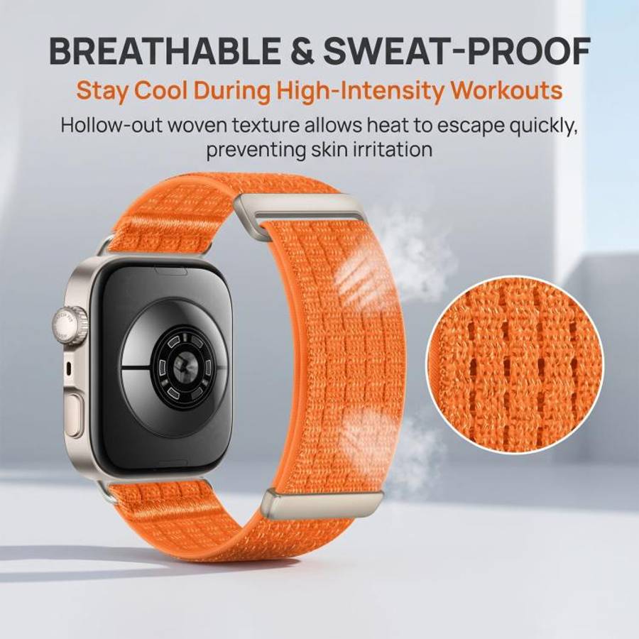 For Huawei Watch Fit 5 / Fit 5 Pro / Fit 4 Two Section Nylon Woven Breathable Hook And Loop Faste...