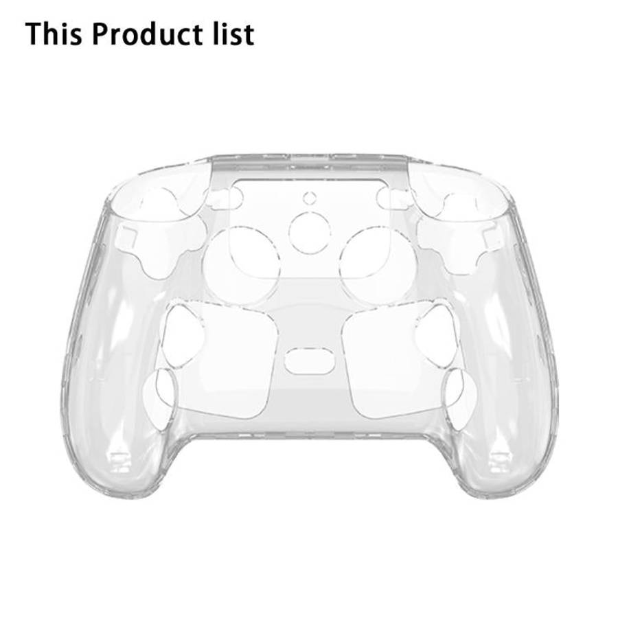For 2026 Steam Controller 2 Transparent Crystal PC Hard Shell Anti-Drop Protective Case