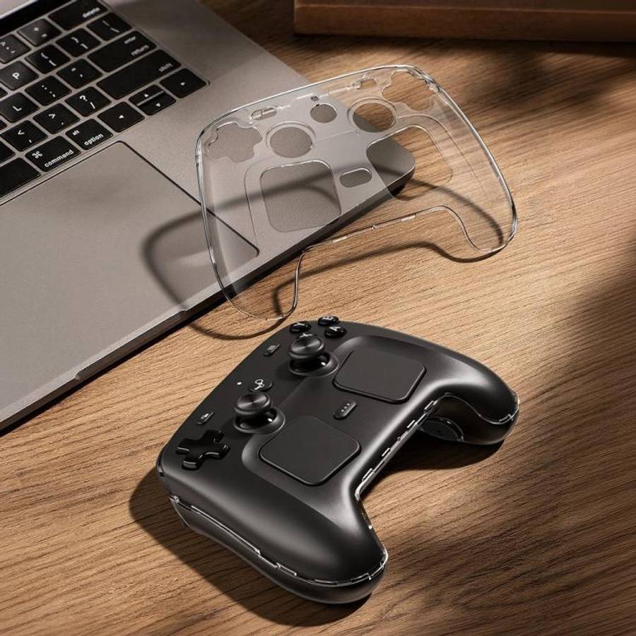 For 2026 Steam Controller 2 Transparent Crystal PC Hard Shell Anti-Drop Protective Case