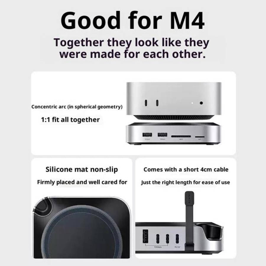 UGREEN CM841-65487 11-in-1 M.2 NVMe SSD Enclosure Docking Station for Mac Mini M4 / M4 Pro