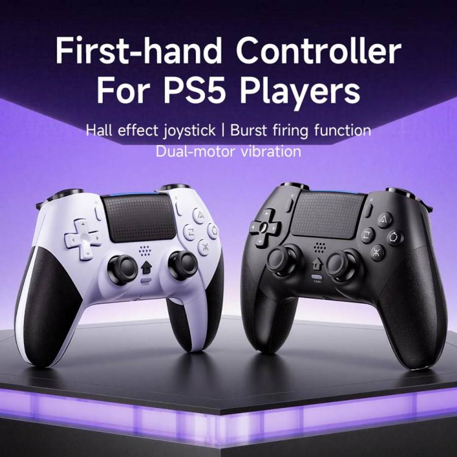 For PS5 Directly Connectable Controllers Bluetooth Wireless Game Controller(White)