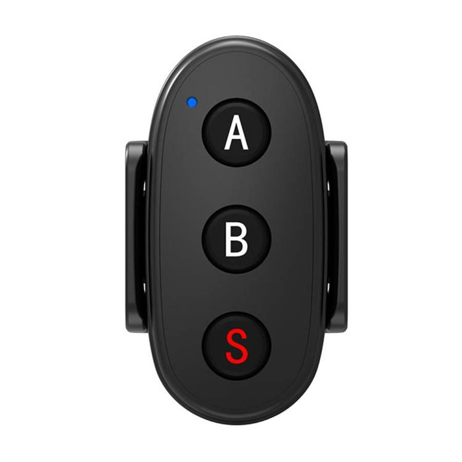 D09 3-Button BT Remote Control For DJI, Insta360, GoPro And Other Action Cameras, Smartphones(Black)