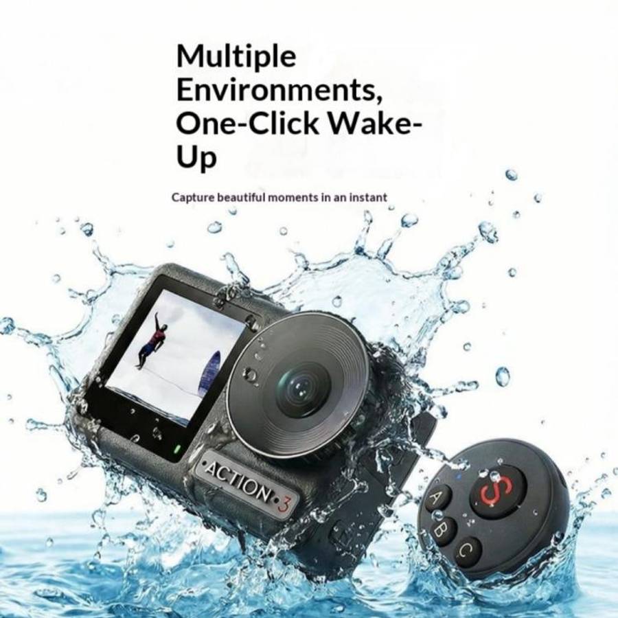 D11 BT Remote Control Ring Wearable Action Camera Controller For DJI Action, GoPro, Insta360 Acti...