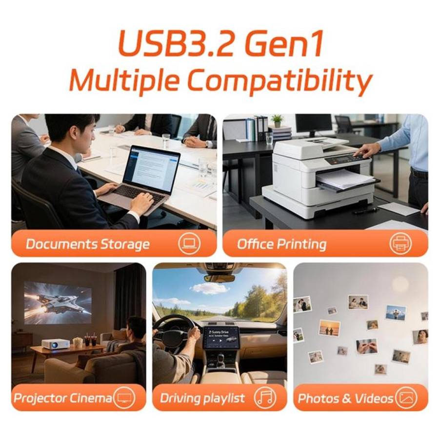 HEYGATE U1 USB 3.2 Flash Drive 150MB/s High Speed Memory Stick U Disk For PC Printer Projector, M...