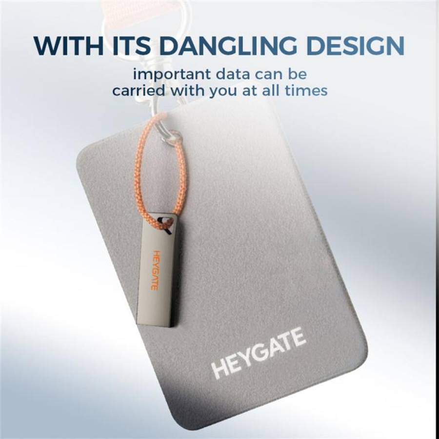 HEYGATE TU10 Aluminum Alloy USB 2.0 Flash Drive Mini Portable Memory Stick, Capacity:32GB