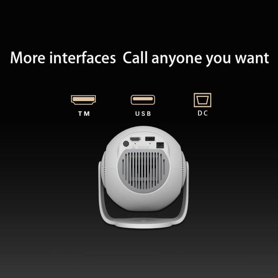 TP360 Android 14 Rotatable Mini Smart Projector Portable Home Theater Projector(UK Plug)