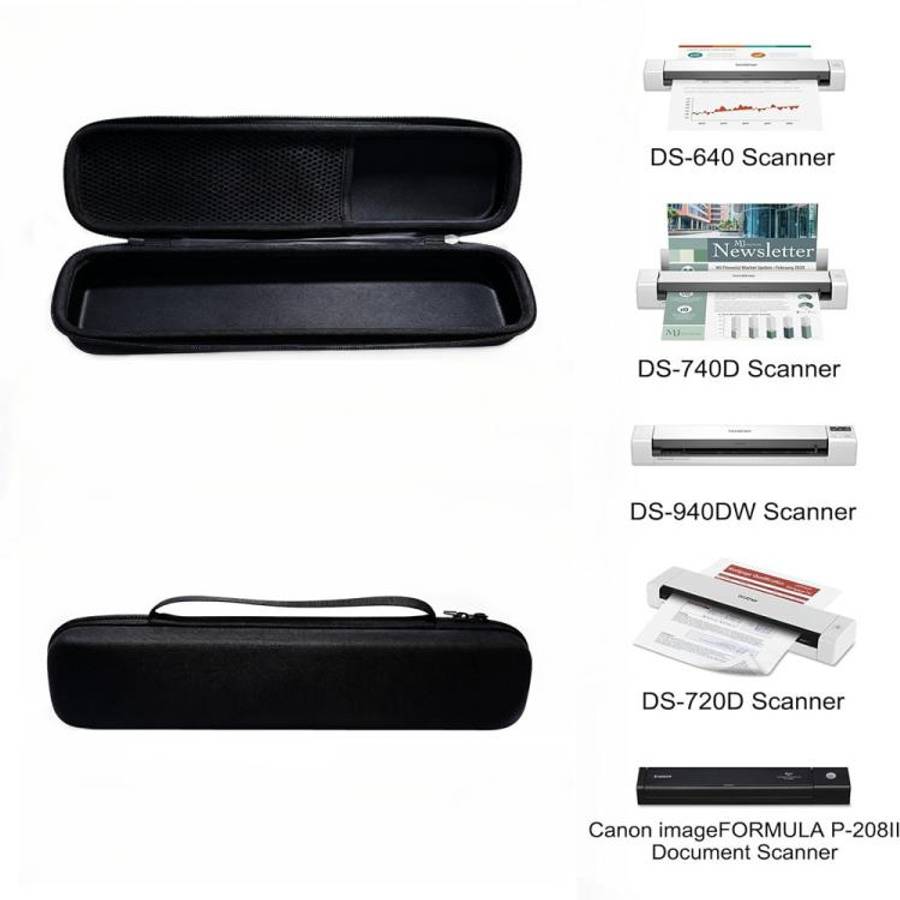 For Brother DS-640 / DS-940DW / DS-740D Portable Mobile Document Scanner Storage Bag
