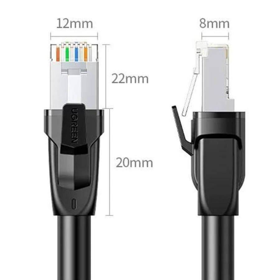 UGREEN 70329 Router Cat8 Ethernet Cable 40Gbps 2000MHz High Speed RJ45 Network Cord, Length: 2m