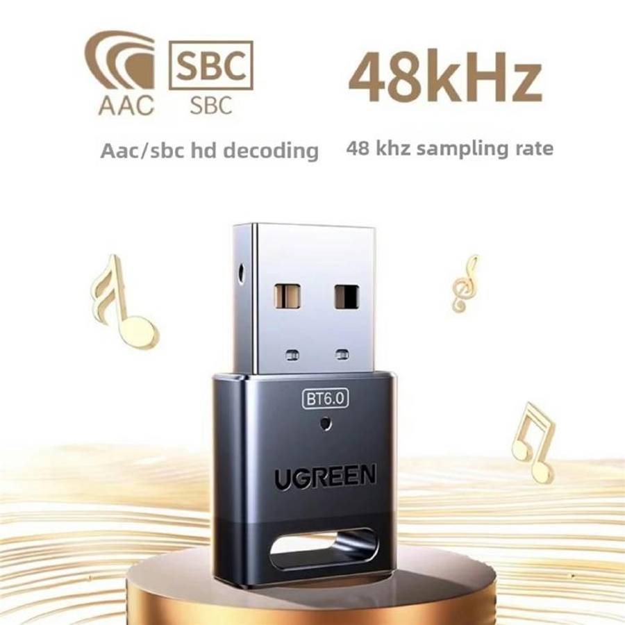 UGREEN 75073 20m Transmission Plug and Play Bluetooth 6.0 USB Adapter