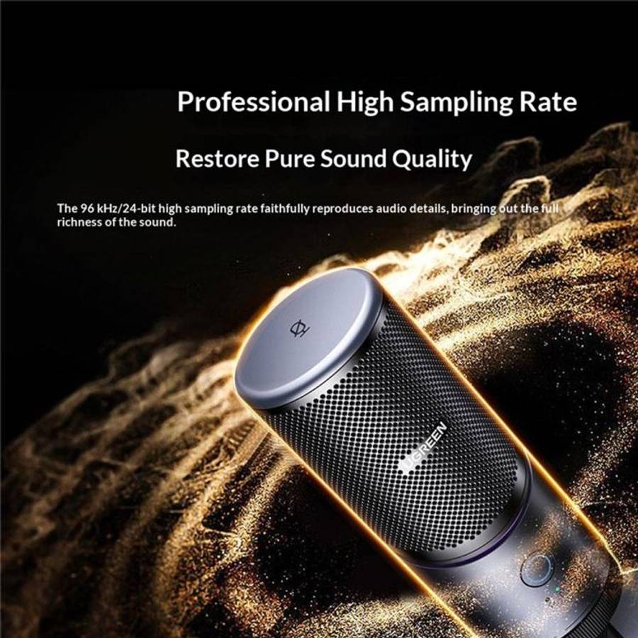 UGREEN CM769 RGB Light Design USB Desktop Noise Reduction Microphone for Live Streaming
