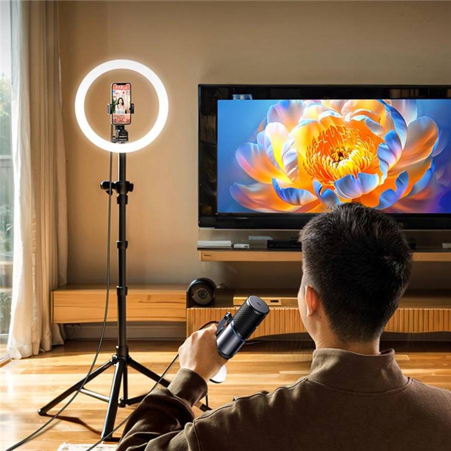 UGREEN CM769 RGB Light Design USB Desktop Noise Reduction Microphone for Live Streaming