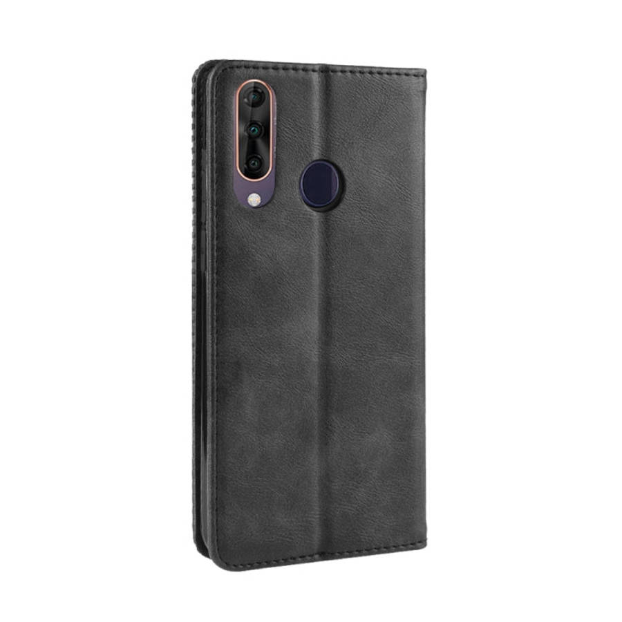 Magnetic Buckle Retro Crazy Horse Texture Horizontal Flip Leather Case for Wiko View 3 Pro, with ...