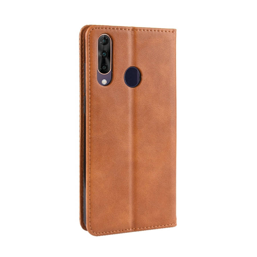 Magnetic Buckle Retro Crazy Horse Texture Horizontal Flip Leather Case for Wiko View 3 Pro, with ...