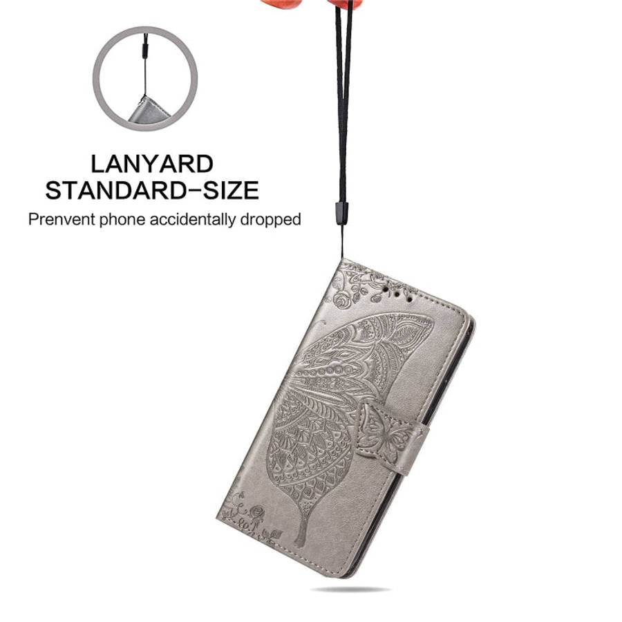 Butterfly Love Flowers Embossing Horizontal Flip Leather Case For Huawei Honor 20 with Holder & C...