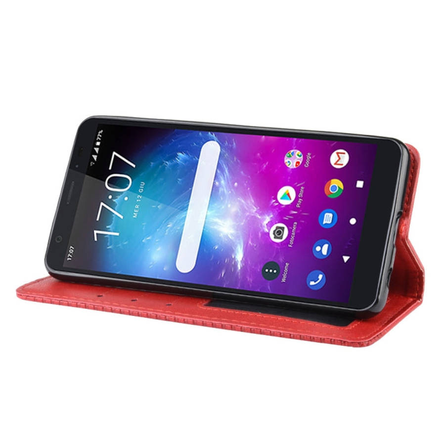 Magnetic Buckle Retro Crazy Horse Texture Horizontal Flip Leather Case for ZTE Blade A5 (2019) , ...