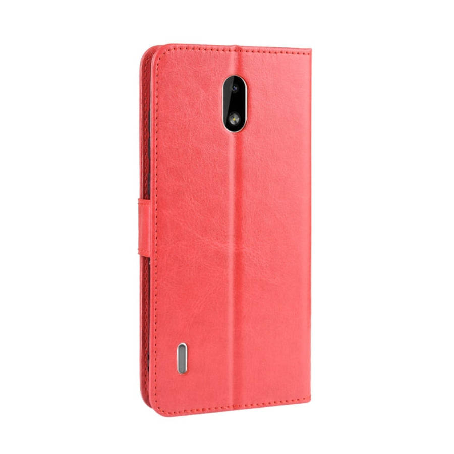 Retro Crazy Horse Texture Horizontal Flip Leather Case for Motorola Moto One Pro , with Holder & ...