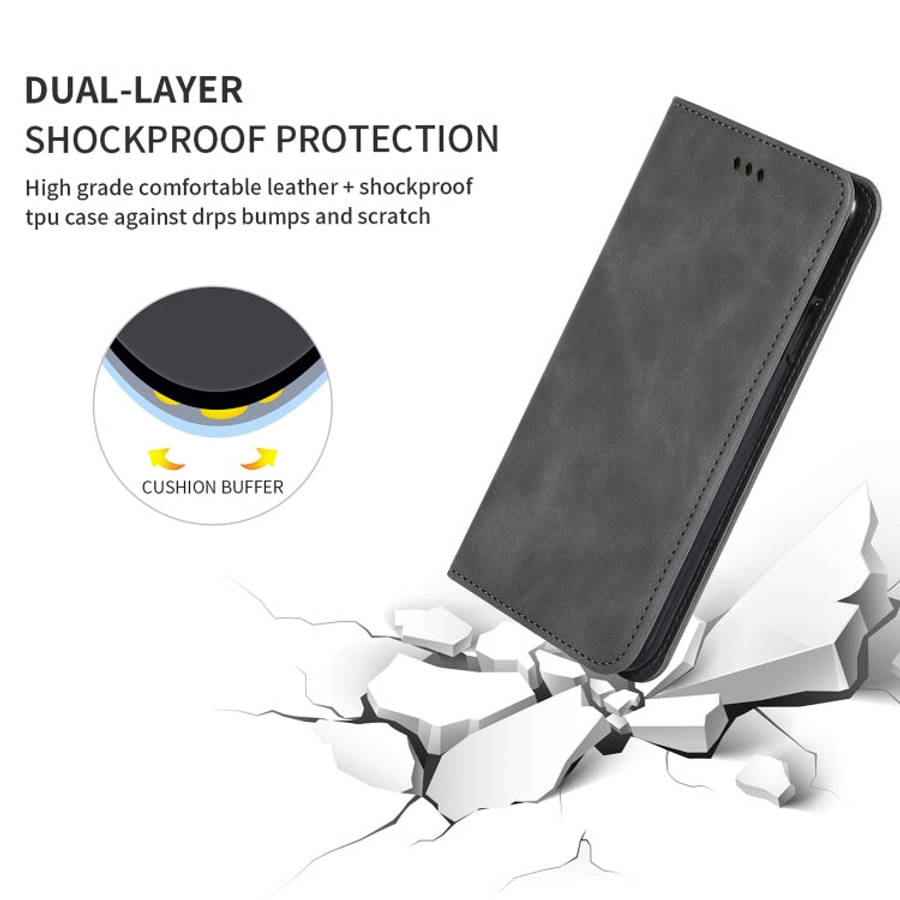 Retro Skin Feel Business Magnetic Horizontal Flip Leather Case for Huawei Nova 5 / Nova 5 Pro(Dar...