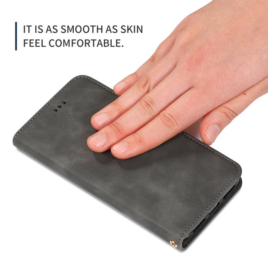 Retro Skin Feel Business Magnetic Horizontal Flip Leather Case for Huawei Nova 5 / Nova 5 Pro(Dar...