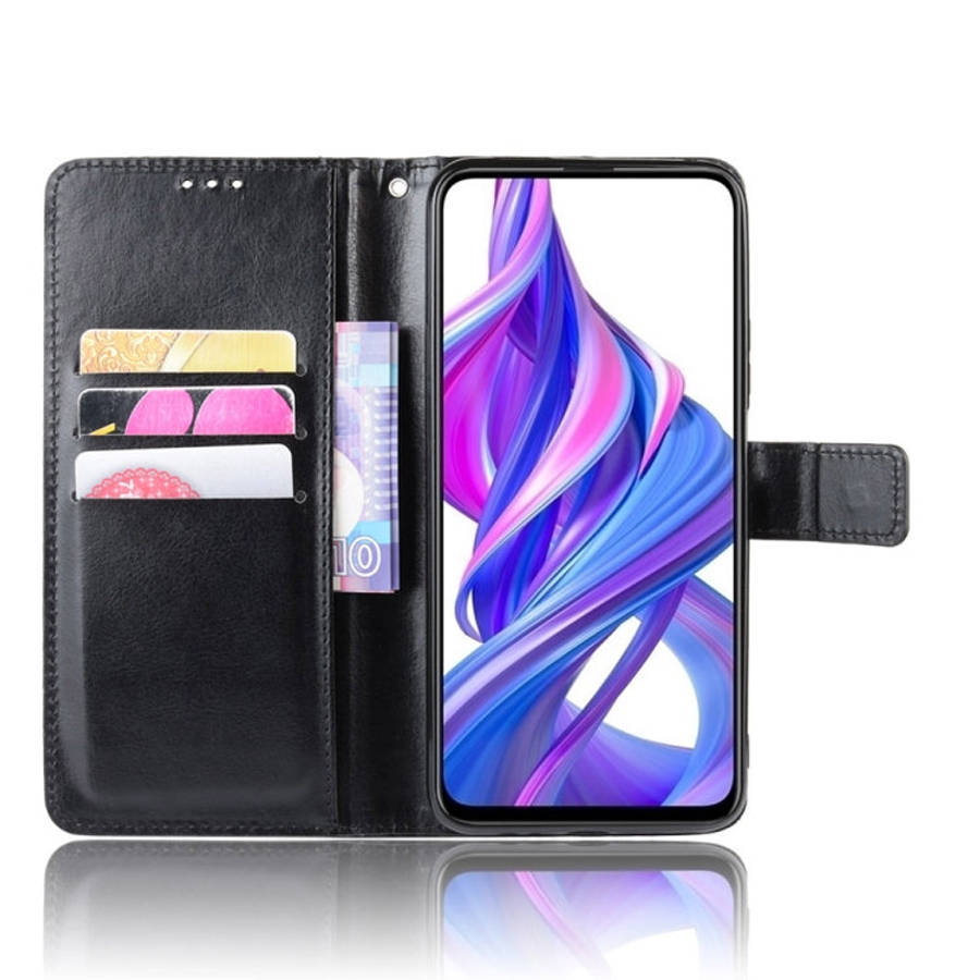 Retro Crazy Horse Texture Horizontal Flip Leather Case for Huawei Honor 9X / Honor 9X Pro, with H...