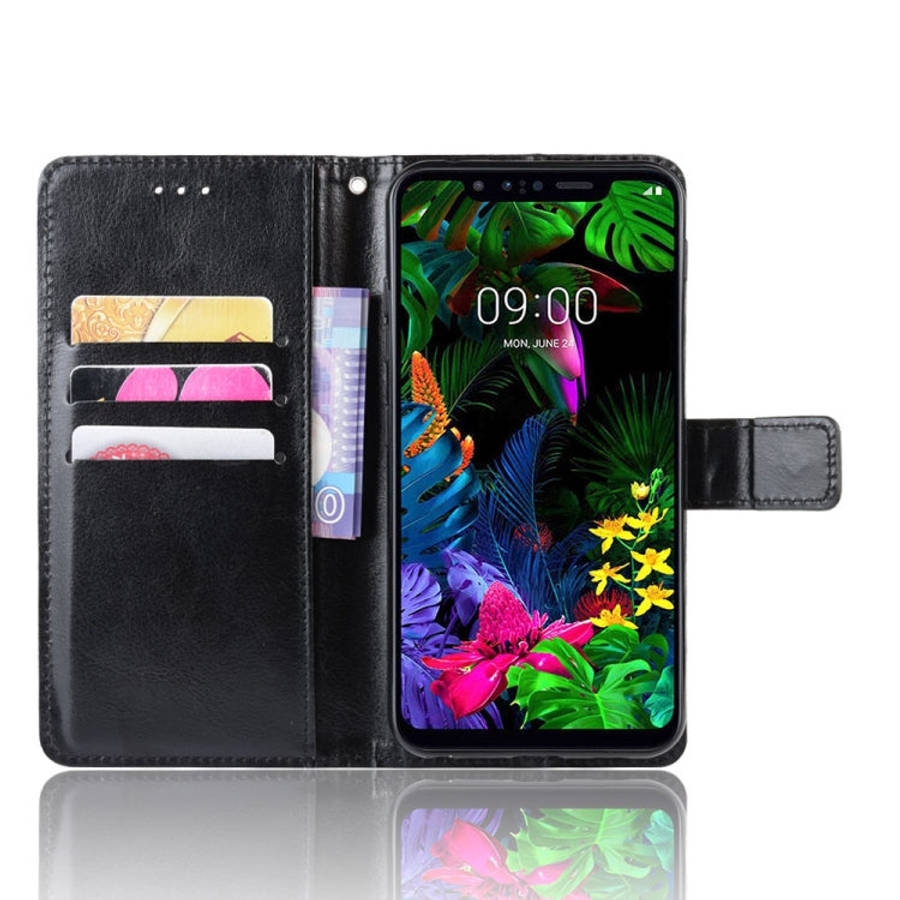 Retro Crazy Horse Texture Horizontal Flip Leather Case for LG G8S ThinQ , with Holder & Card Slot...