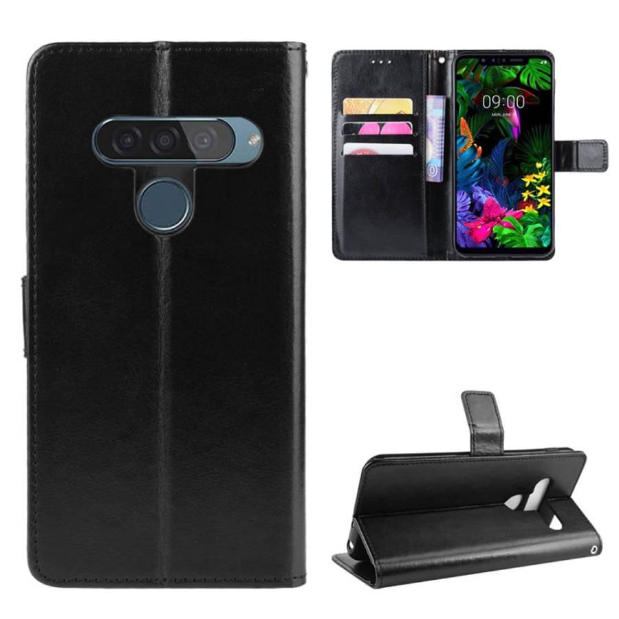 Retro Crazy Horse Texture Horizontal Flip Leather Case for LG G8S ThinQ , with Holder & Card Slot...