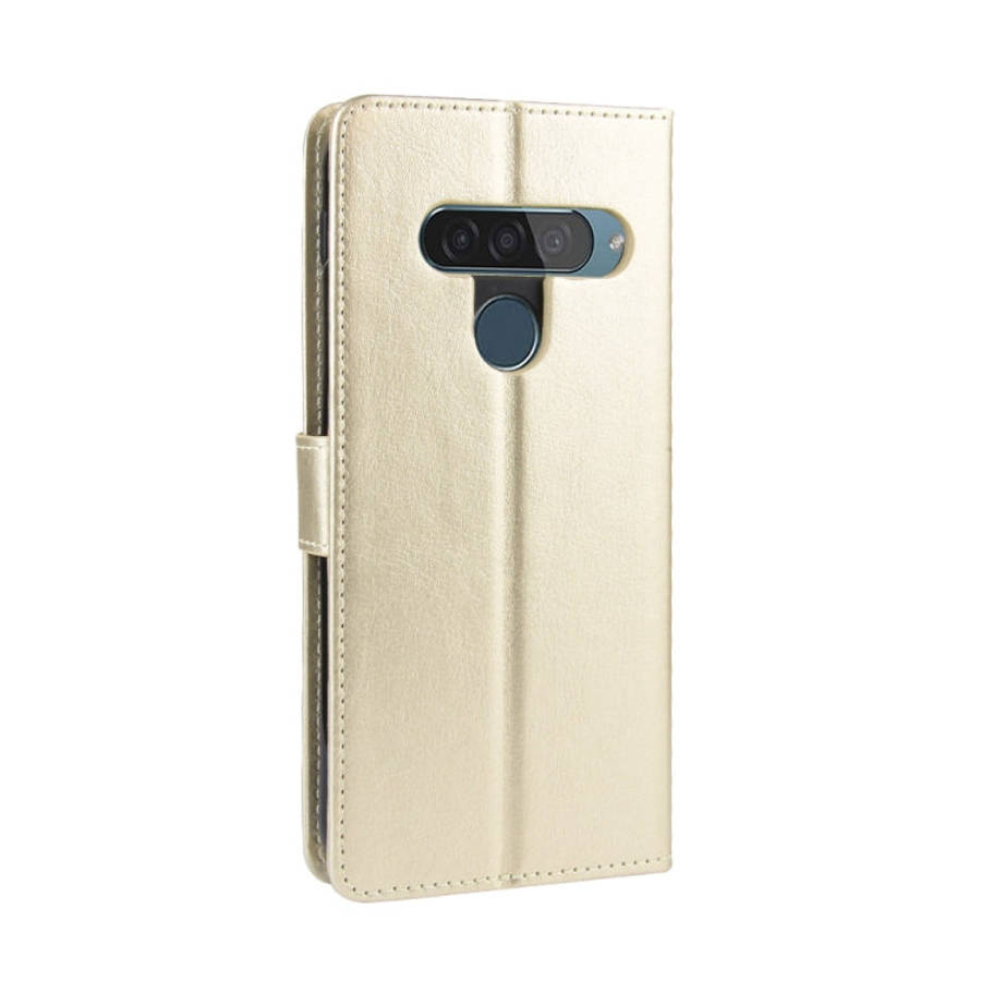 Retro Crazy Horse Texture Horizontal Flip Leather Case for LG G8S ThinQ , with Holder & Card Slot...