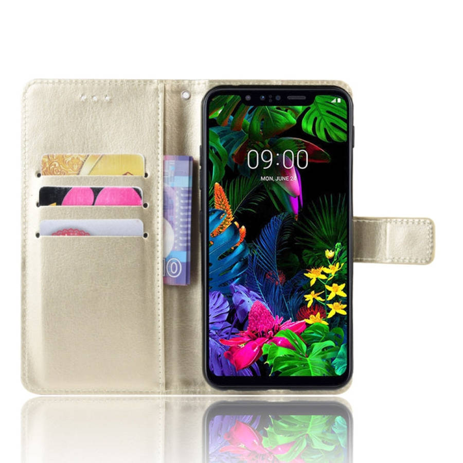 Retro Crazy Horse Texture Horizontal Flip Leather Case for LG G8S ThinQ , with Holder & Card Slot...