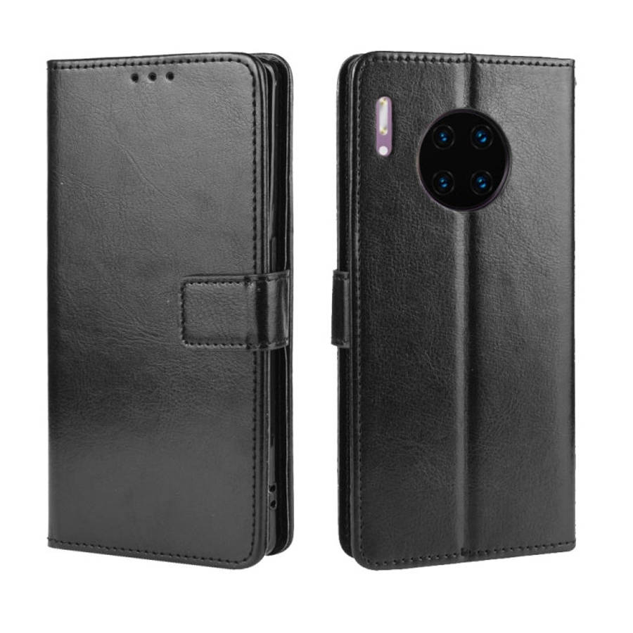 Retro Crazy Horse Texture Horizontal Flip Leather Case for Huawei Mate 30 Pro, with Holder & Card...