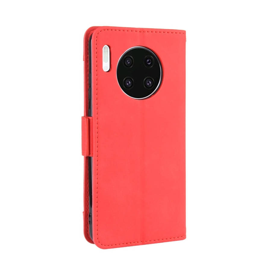 Wallet Style Skin Feel Calf Pattern Leather Case For Huawei Mate 30 ,with Separate Card Slot(Red)