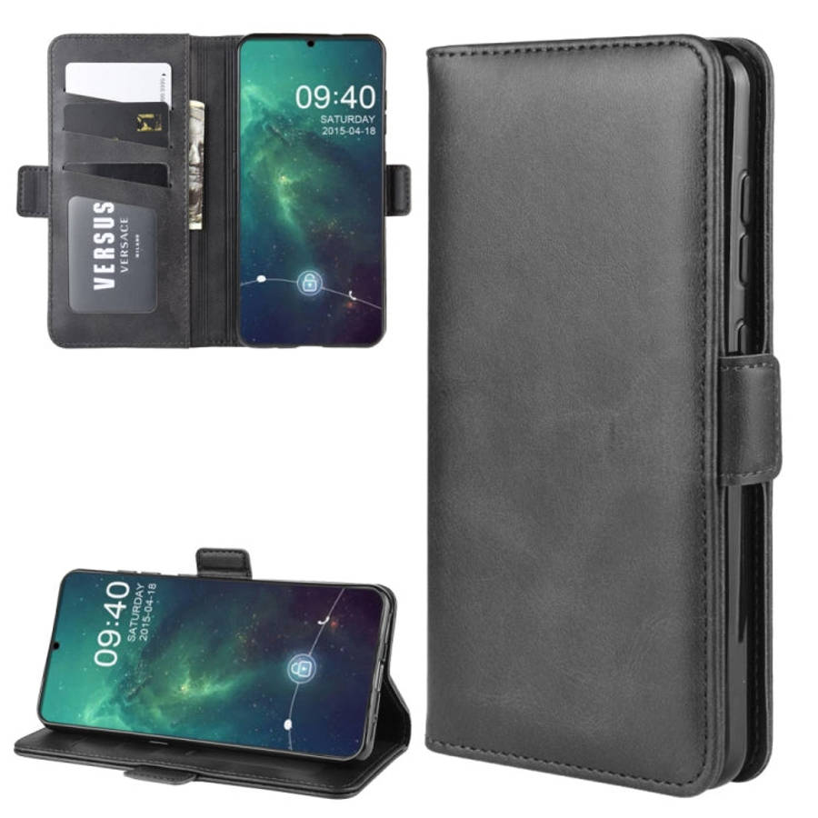 Wallet Stand Leather Cell Phone Case for NOKIA 6.2with Wallet & Holder & Card Slots(Black)