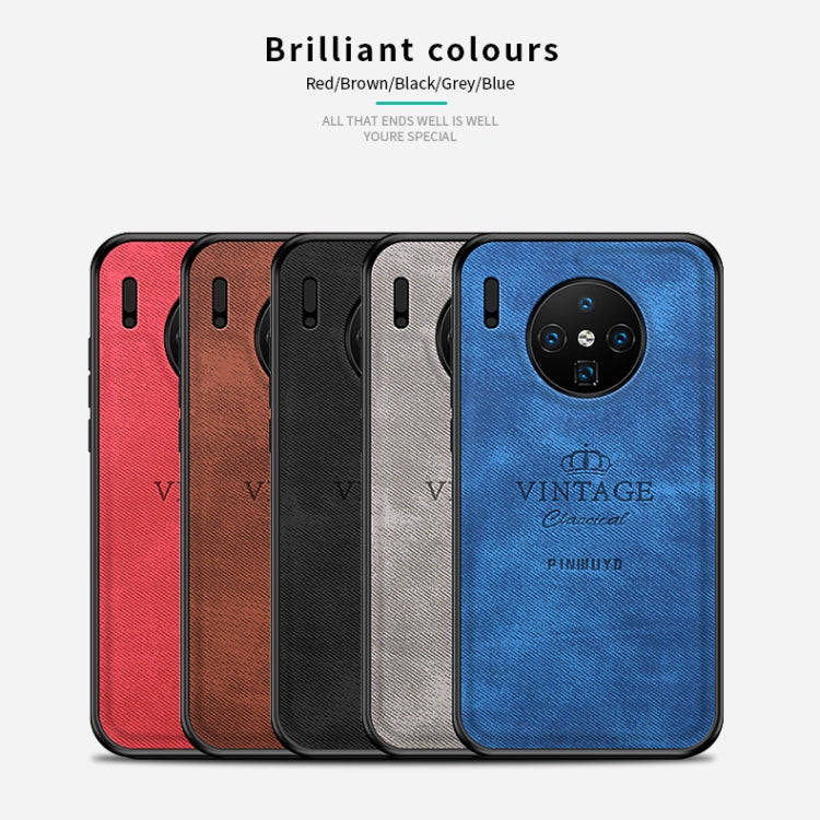 For Huawei Mate 30 PINWUYO Shockproof Waterproof Full Coverage PC + TPU + Skin Protective Case(Blue)