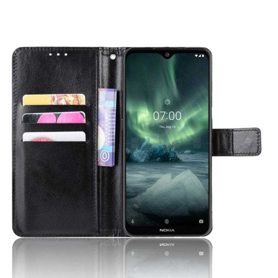 For Nokia 7.2 / Nokia 6.2 Retro Crazy Horse Texture Horizontal Flip Leather Case , with Holder & ...