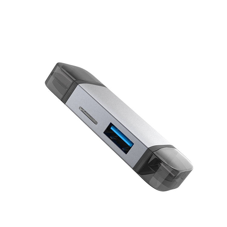 3 in 1 USB-C / Type-C + USB 2.0 + Micro USB Multifunction OTG  Card Reader
