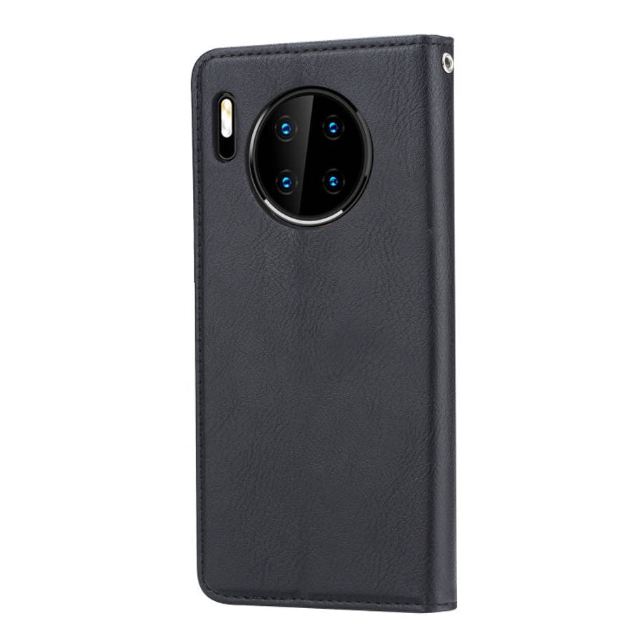For Huawei Mate 30 Pro Knead Skin Texture Horizontal Flip Leather Case with Photo Frame & Holder ...