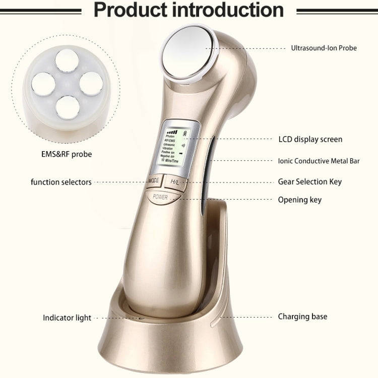 OFY9901  Face Skin EMS Mesotherapy Electroporation RF Radio Frequency Facial LED Photon Skin Care...