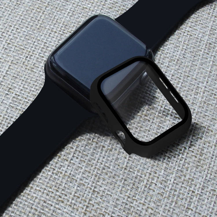 ENKAY Hat-prince Full Coverage PC Case + Tempered Glass Protector for Apple Watch Series 5 / 4 44...
