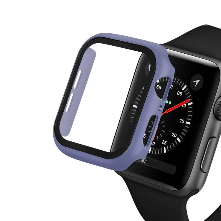 ENKAY Hat-prince Full Coverage PC Case + Tempered Glass Protector for Apple Watch Series 5 / 4 44...