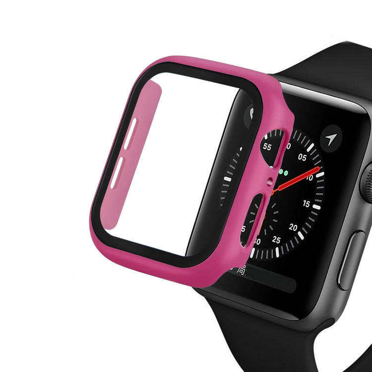 ENKAY Hat-prince Full Coverage PC Case + Tempered Glass Protector for Apple Watch Series 5 / 4 44...