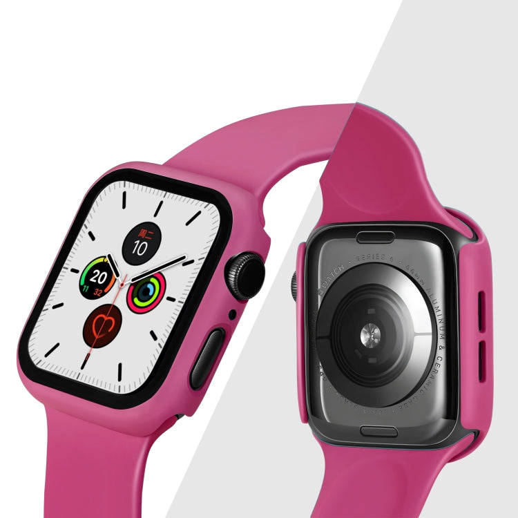 ENKAY Hat-prince Full Coverage PC Case + Tempered Glass Protector for Apple Watch Series 5 / 4 44...