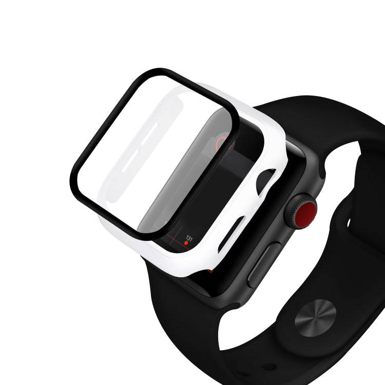 ENKAY Hat-prince Full Coverage PC Case + Tempered Glass Protector for Apple Watch Series 5 / 4 44...