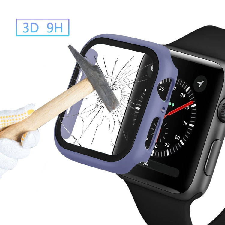 ENKAY Hat-prince Full Coverage PC Case + Tempered Glass Protector for Apple Watch Series 5 / 4 40...