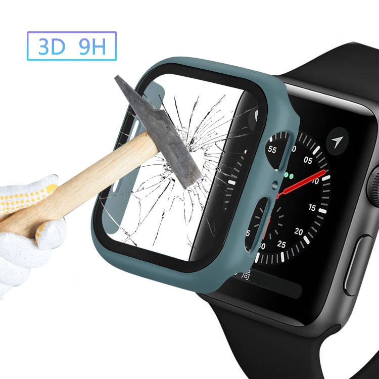 ENKAY Hat-prince Full Coverage PC Case + Tempered Glass Protector for Apple Watch Series 5 / 4 40...