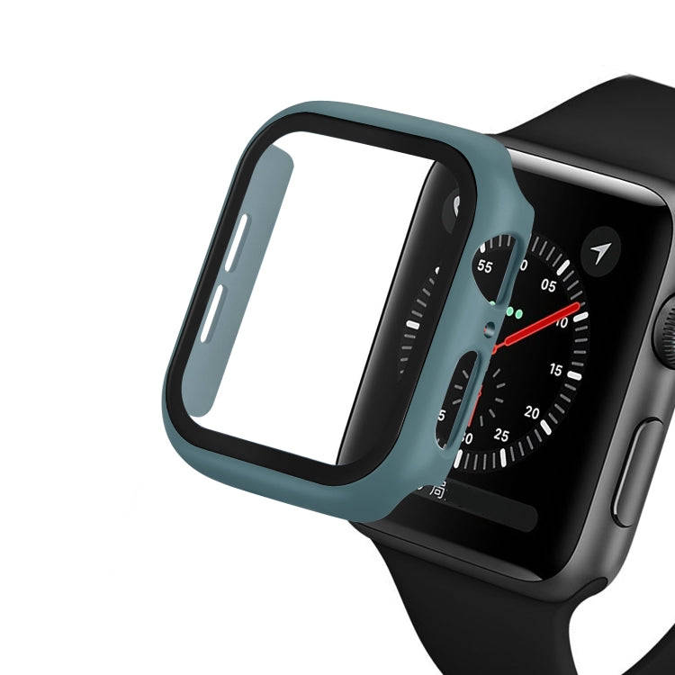 ENKAY Hat-prince Full Coverage PC Case + Tempered Glass Protector for Apple Watch Series 5 / 4 40...