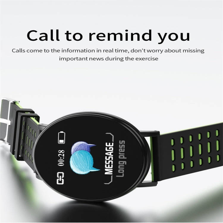 119plus 1.3inch IPS Color Screen Smart Watch IP68 Waterproof,Support Call Reminder /Heart Rate Mo...