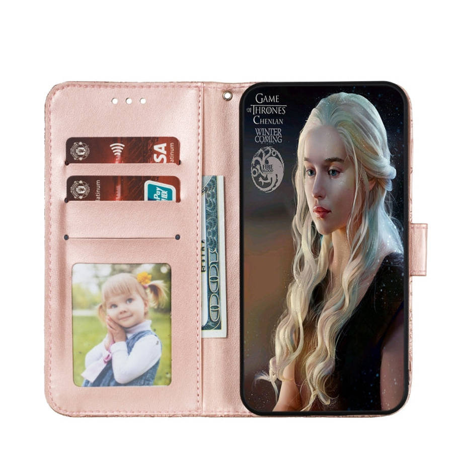 For Huawei Honor V30 & V30 Pro Lace Flower Embossing Pattern Horizontal Flip Leather Case with Ho...