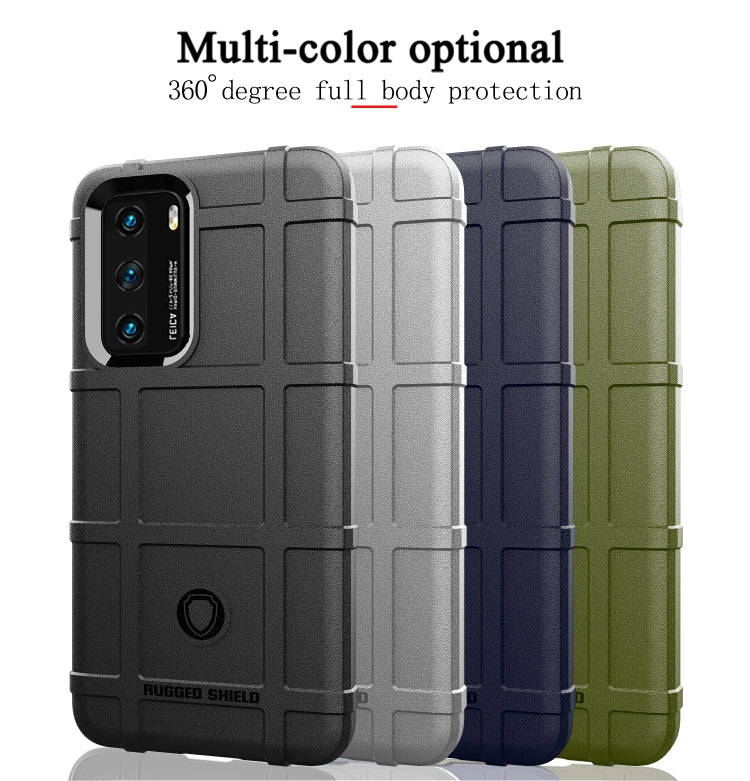 For Huawei P40 Pro Full Coverage Shockproof TPU Case(Black)