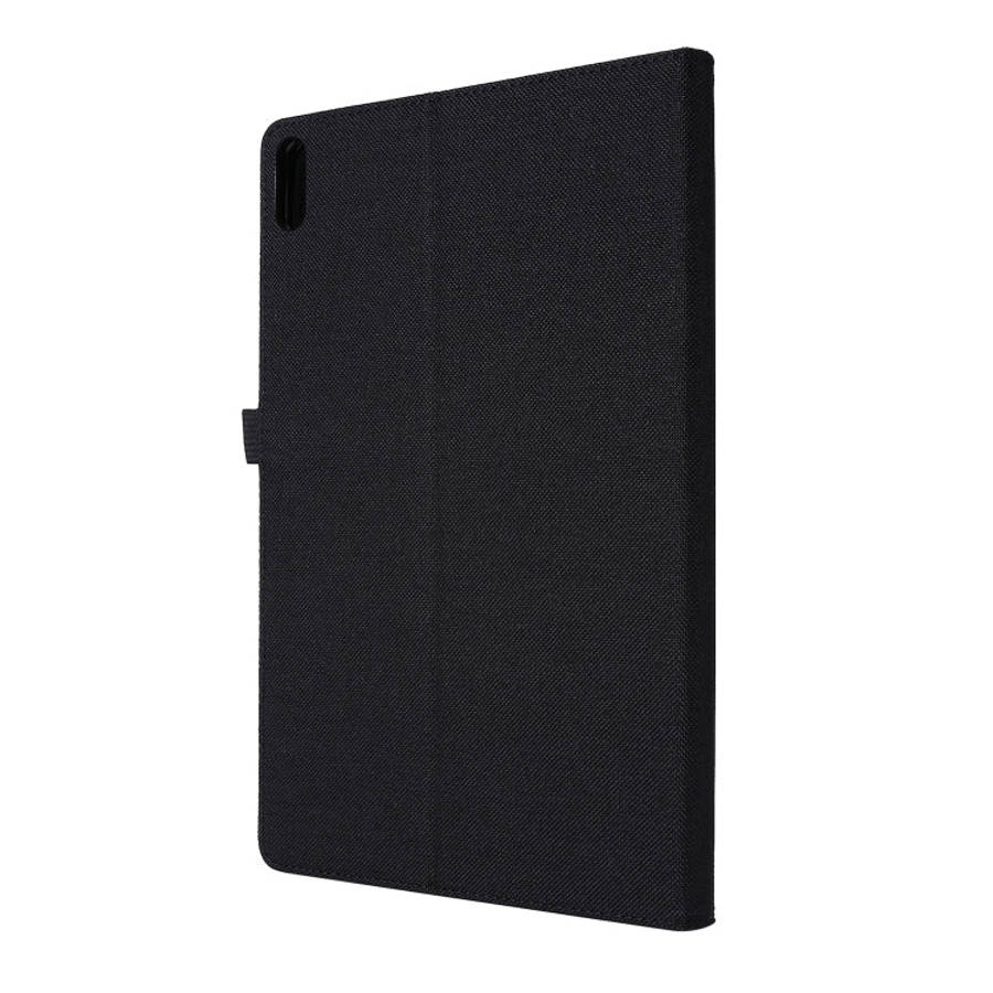 For Huawei Matepad Pro 10.8 Fabric + TPU Flat Protective case With Name Card Clip(Black)