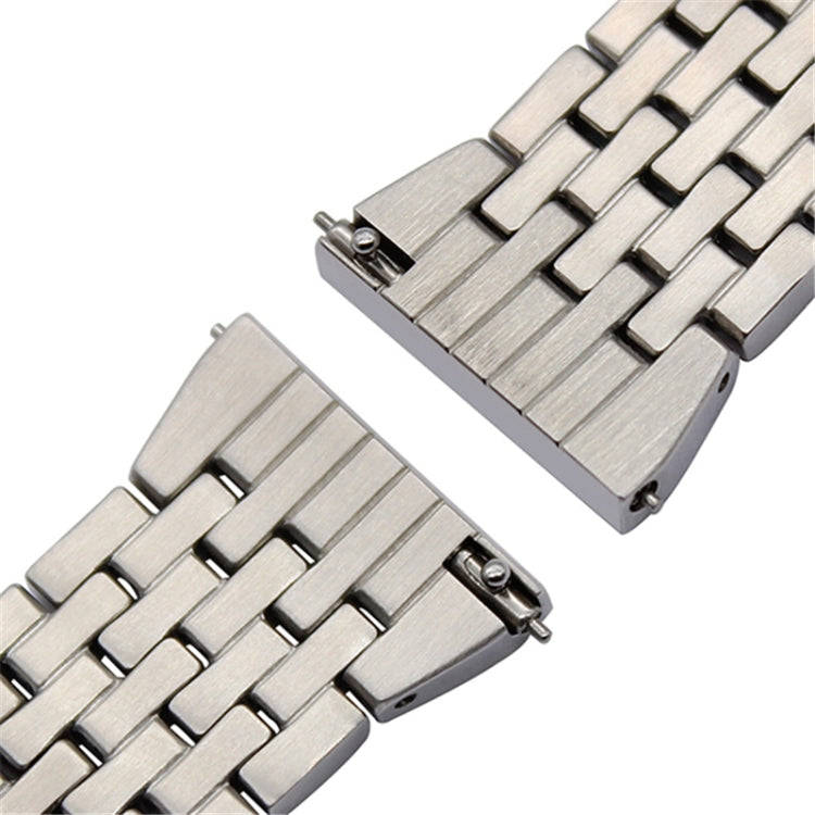 22mm For Huawei Watch GT2e GT2 46mm Aluminum alloy Masonry strap(Silver)