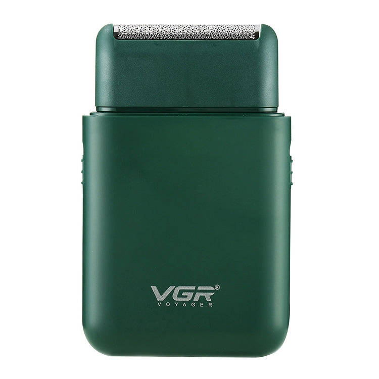 VGR V-390 5W USB Portable Reciprocating Electric Shaver (Green)