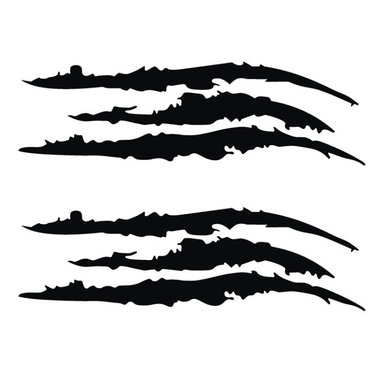 2 PCS Reflective Car Sticker Monster Scratch Stripe Claw Marks Car Auto Headlight Decoration Viny...